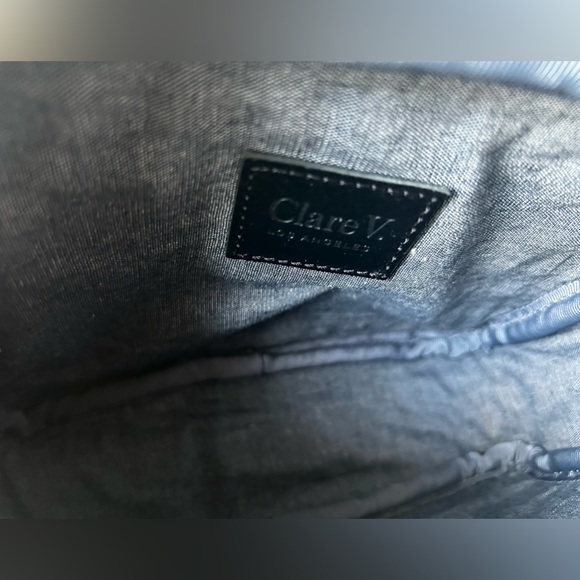 Clare V Midi Sac in Kalmata with adjustable woven CIAO strap in chocolate. NWT - Picture 8 of 13